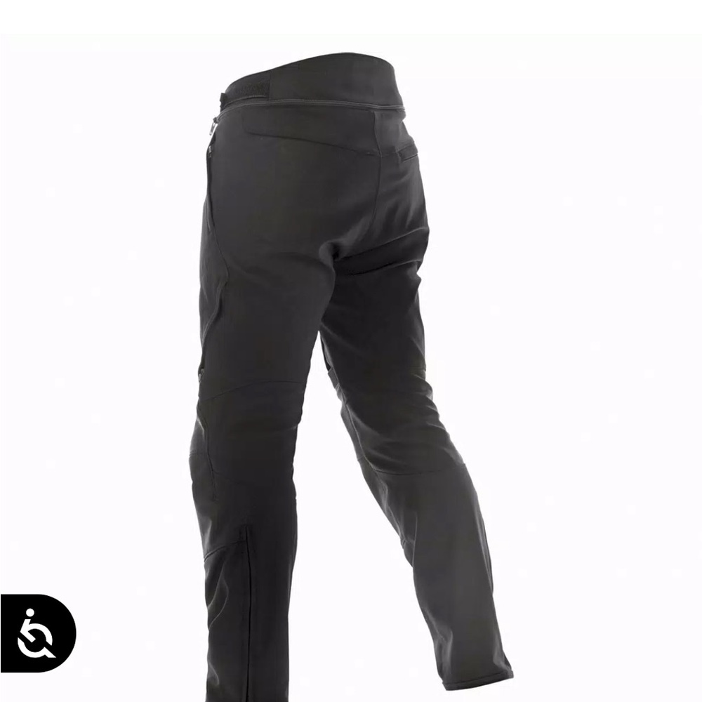 Men's Black Motorcycle Riding Pants - Picture 2 of 8